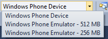 Deploy to Windows Phone Emulator
