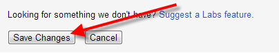 Google Chrome - Settings - Labs - Save Changes