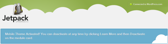 HOW TO disable Mobile Theme in Jetpack